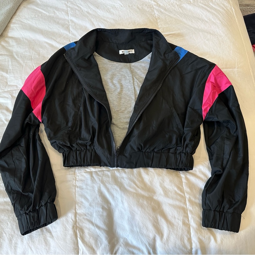 80s Ski Style Crop Jacket